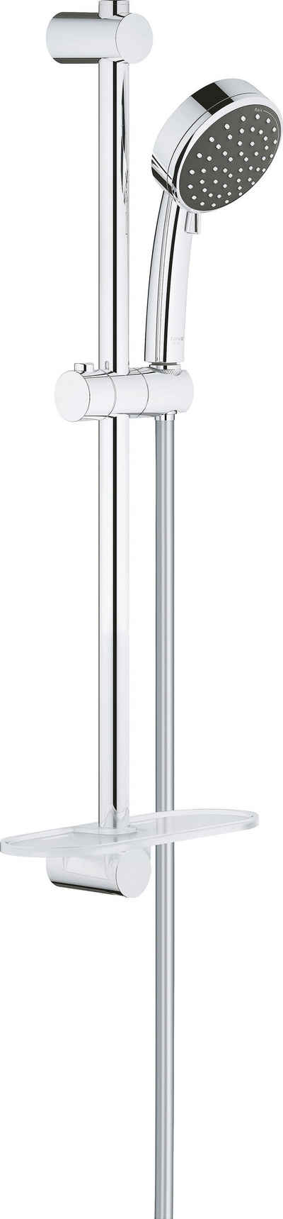 Grohe Duschsystem Vitalio Comfort 101, Höhe 47 cm, 2 Strahlart(en), Packung, mit langlebieger und scheinender Oberfläche