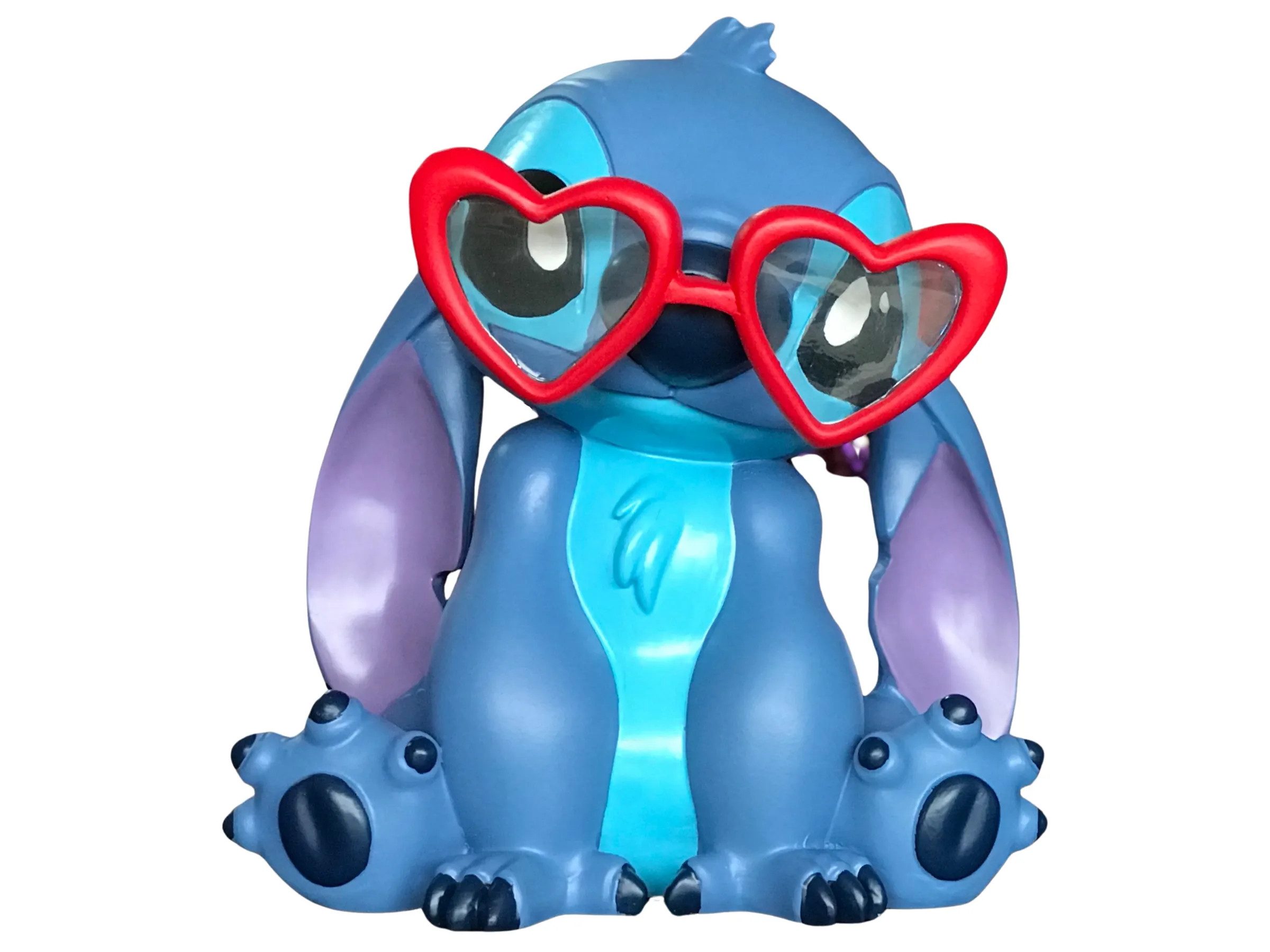 Disney Dekofigur Disney 3D Statue Stitch Sonnenbrille Herz Love 25 cm günstig online kaufen