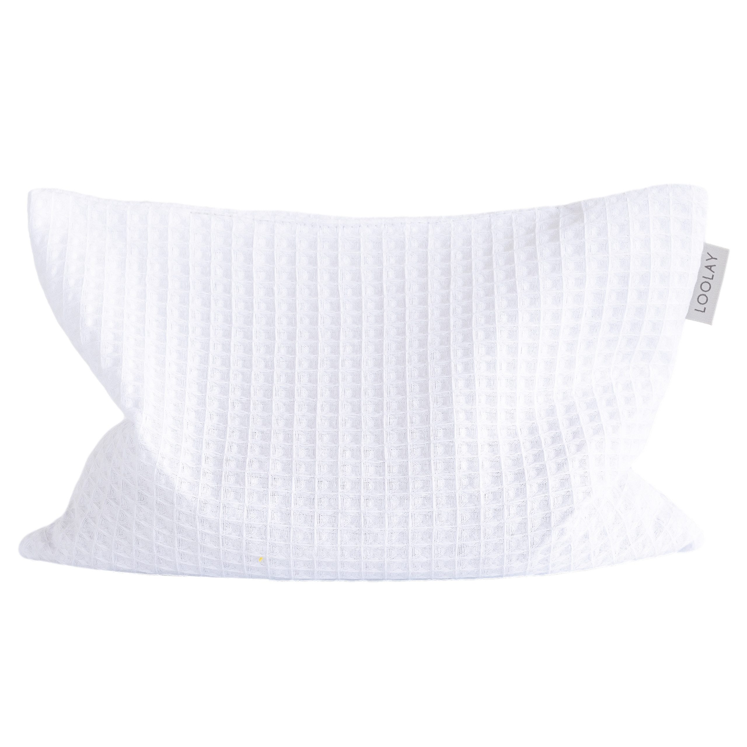 Loolay Kirschkernkissen 20×30 cm Wärmekissen mit 600 g Füllung & exklusivem Waffelpique-Bezug, Regelschmerzen, Bauch-, Nacken- Rückenschmerzen Muskelverspannungen Menstruationsbeschwerden, PREMIUM GESCHENK - BEIGE, GRAU, ROSA, GELB, BLAU, WEIß, MINZE, LOOLAY® - 100% Europäische Stoffe und Kleinserien-Nähen!