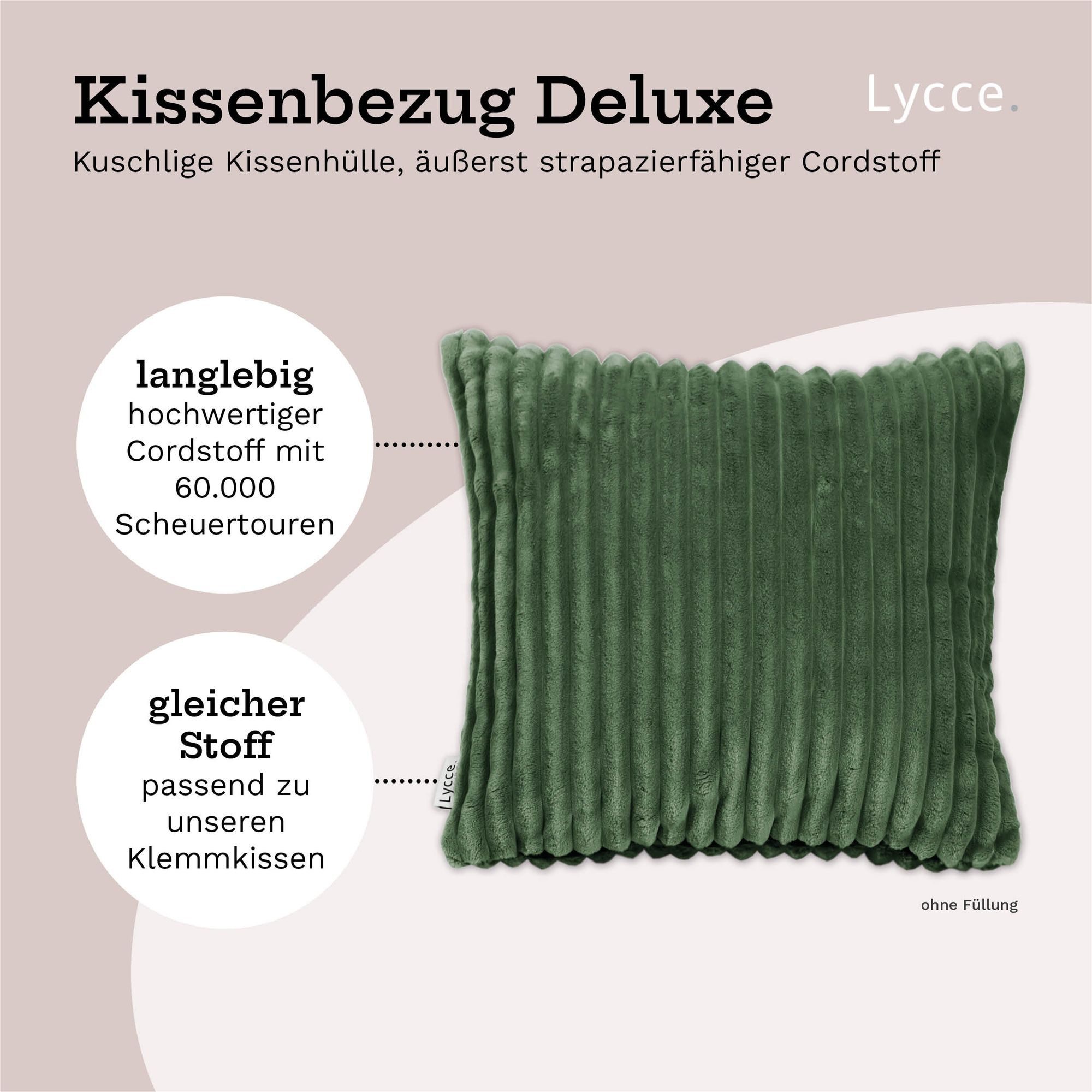 Lycce Dekokissen Kissenbezug Deluxe aus extra günstig online kaufen