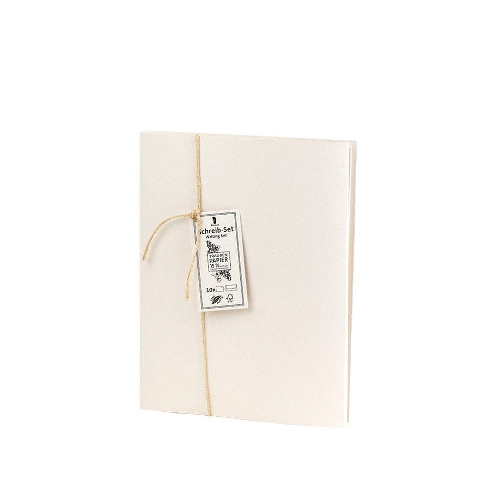 Rössler Briefpapier RÖSSLER Briefpapier Set Tarra Grape 10 Blatt/10 Briefumschläge