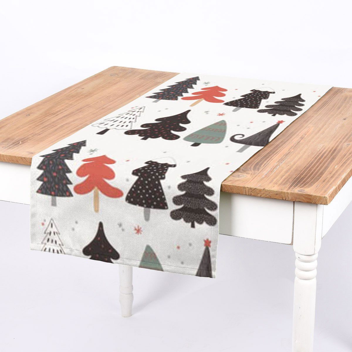 SCHÖNER LEBEN. Узкие скатерти SCHÖNER LEBEN. Узкие скатерти Merry Christmas Tannenbaum Weihnachtsbaum, handmade