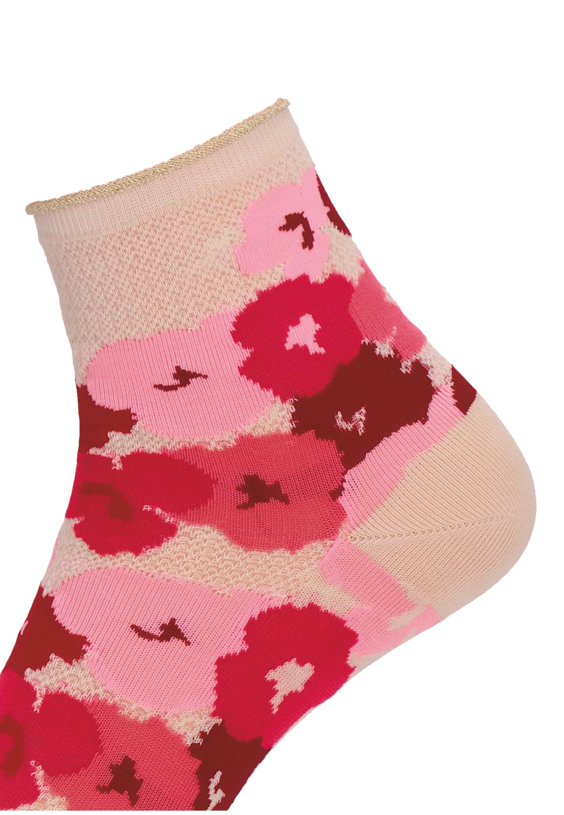 Tamaris Socken 2er Pack 2er Pack, Transparente Socken mit modischem Muster