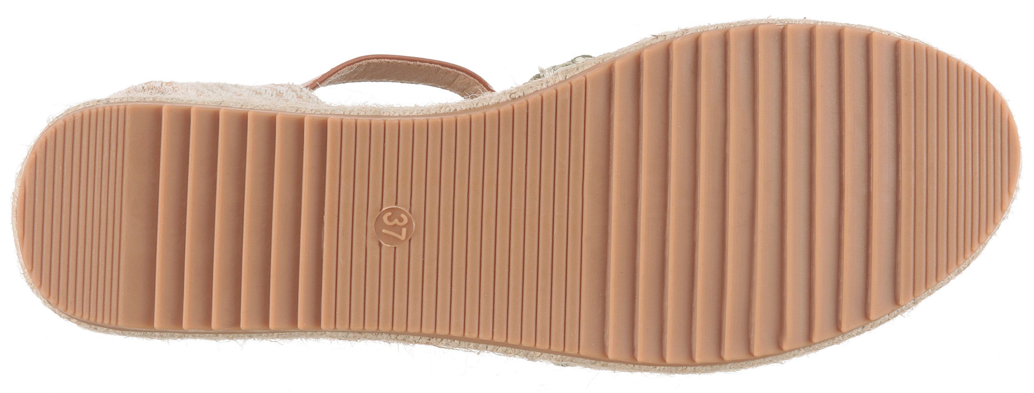 Aniston SHOES Plateausandale Häkel-Sandale, Sommerschuh, Urlaubsschuh - NEUE KOLLEKTION – Bild 4 von 5