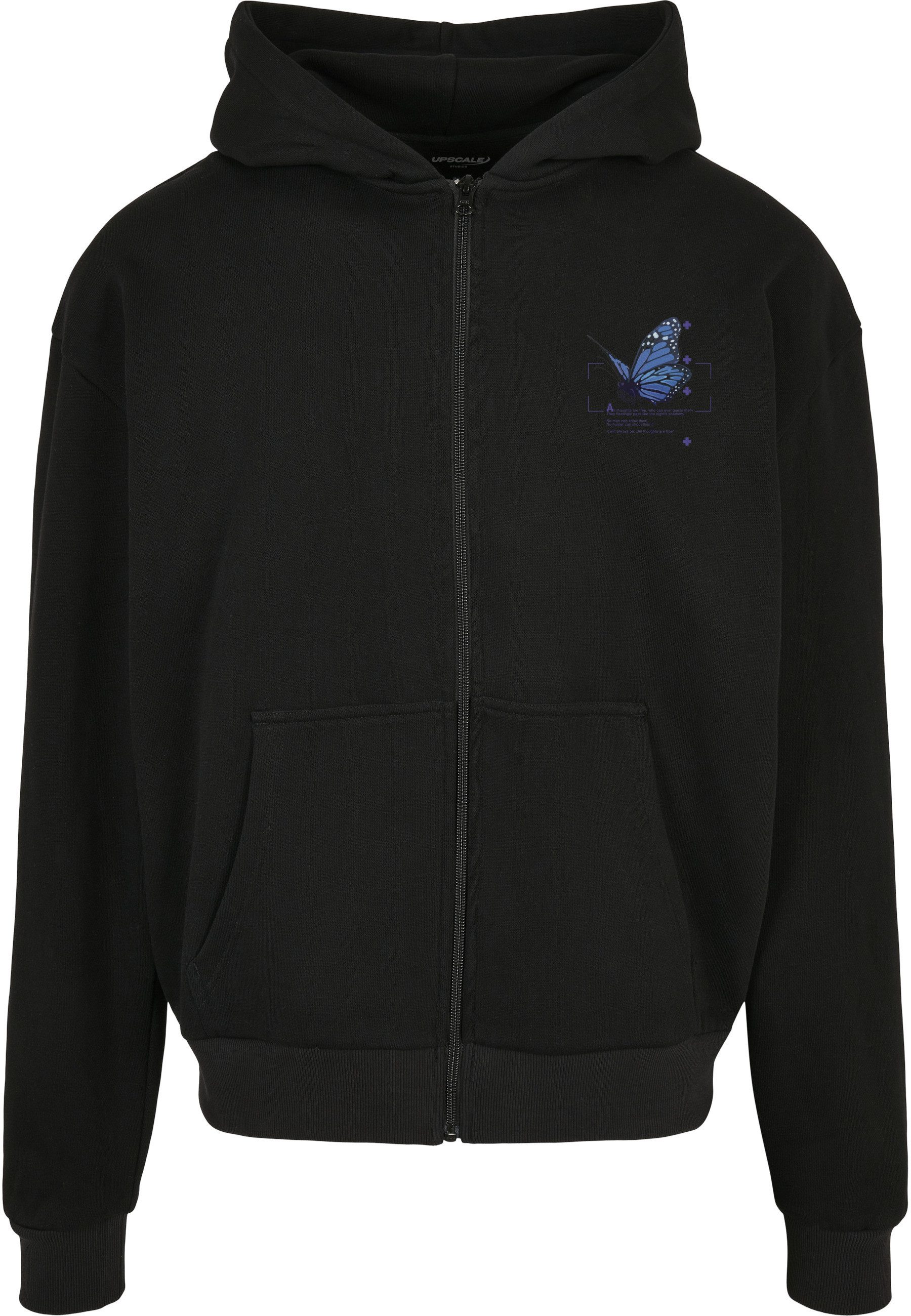 Upscale by Mister Tee Sweatjacke Upscale by Mister Tee Herren Grid Head Butterfly Oversize Hoody