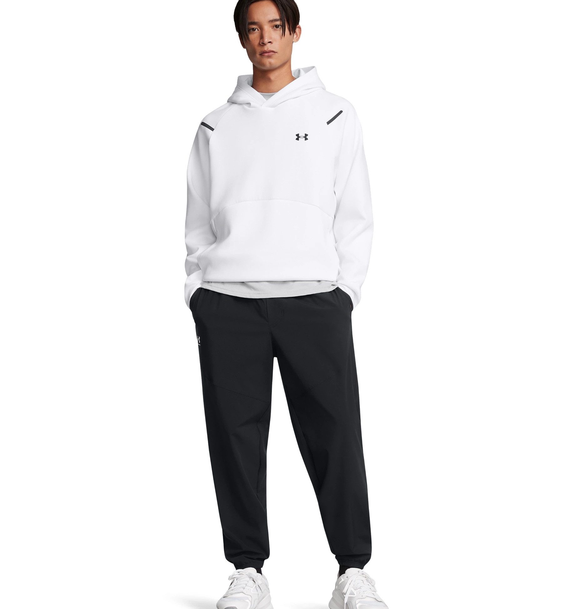 Under Armour® Trainingshose UA VIBE WOVEN JOGGER kompakt verstaubar, mit Elasthan-Anteil, leichtes Material – Bild 3 von 5