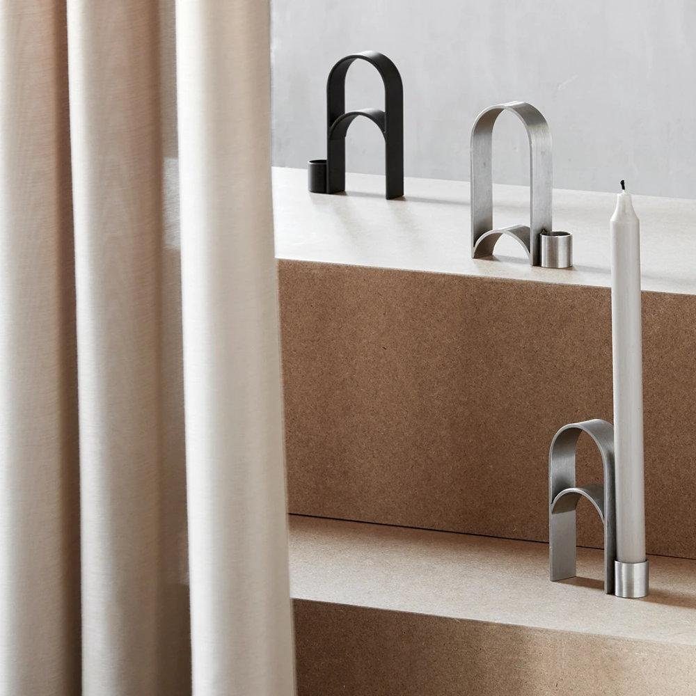 Kristina Dam Studio Kerzenhalter Kerzenhalter Arch Vol. 1 Black