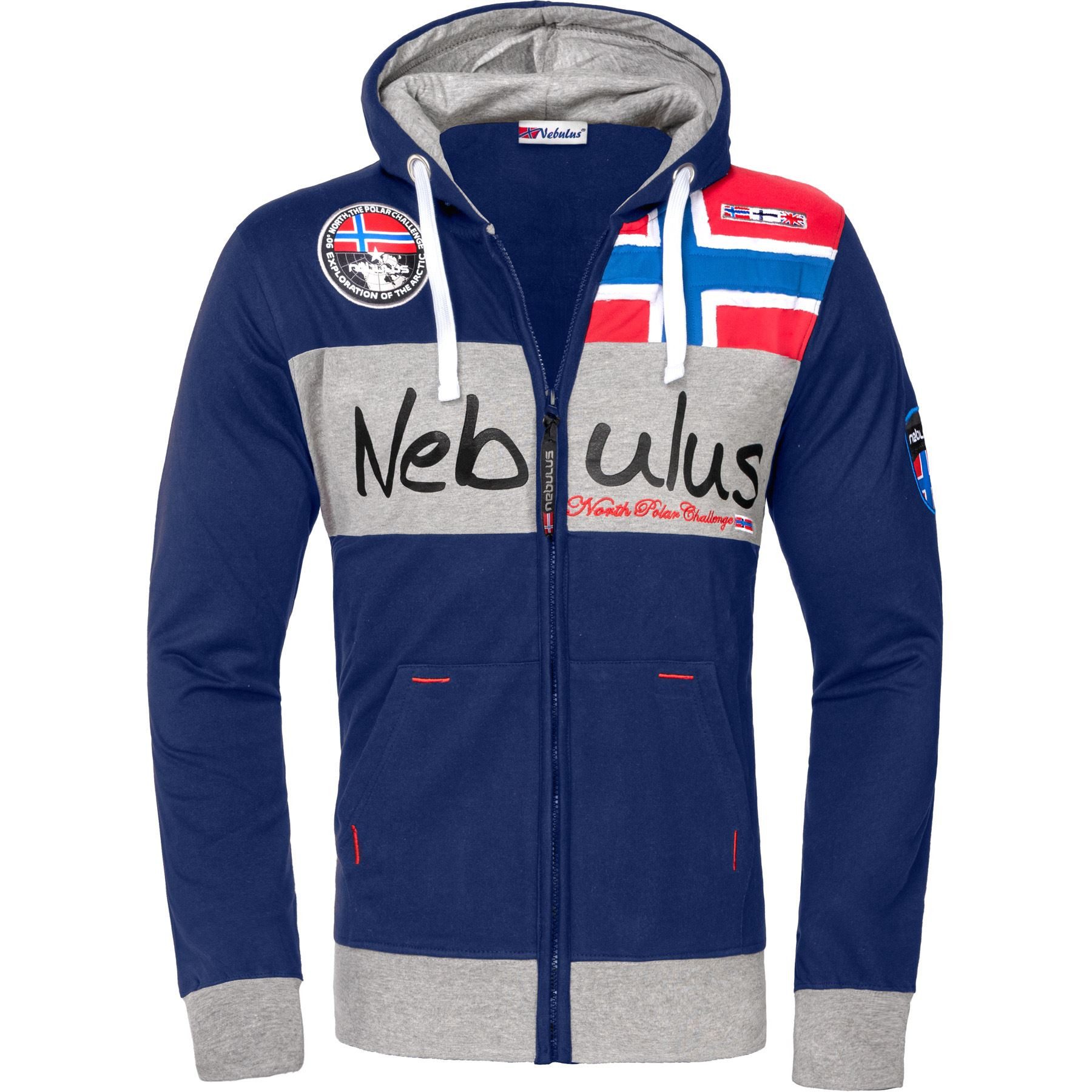 Nebulus Sweatjacke NAPA, Q1064 - Herren, navy, XXL günstig online kaufen