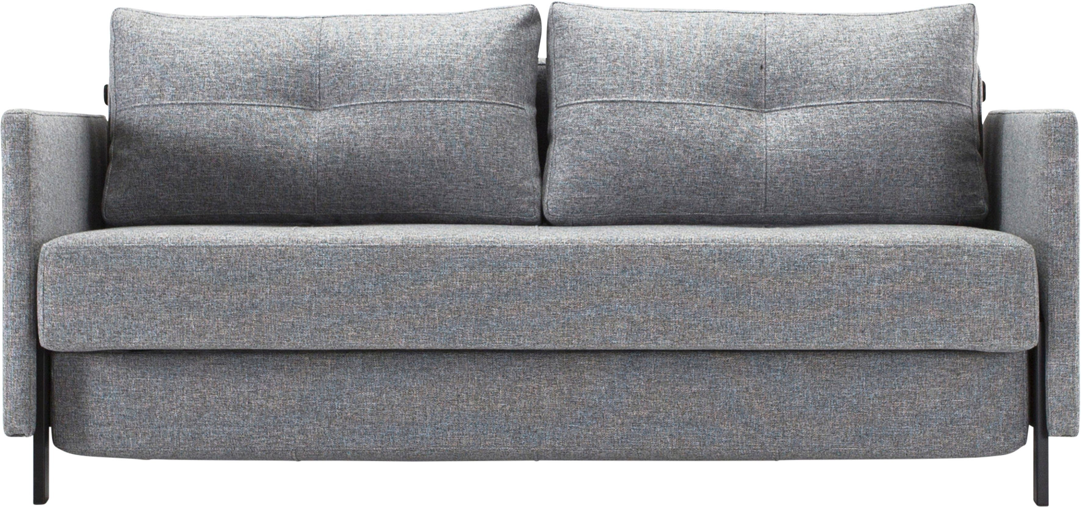 INNOVATION LIVING ™ Schlafsofa Cubed Klappsofa, hochwertige Schlaffunktion, Design und extra Komfort, Frontauszug, sehr platzsparend, abgewinkelt Sitzen, waagerecht liegen