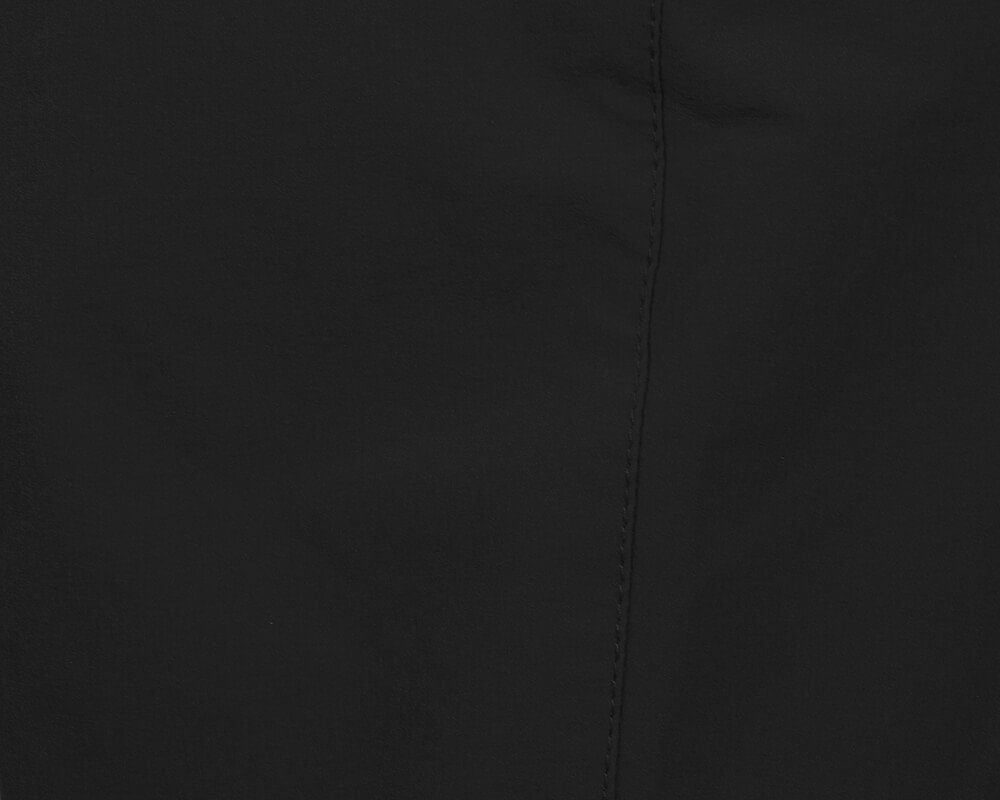 Bergson Outdoorhose VIDAA COMFORT leicht, Normalgrößen, Damen Wanderhose, schwarz 3/4 Capri strapazierfähig