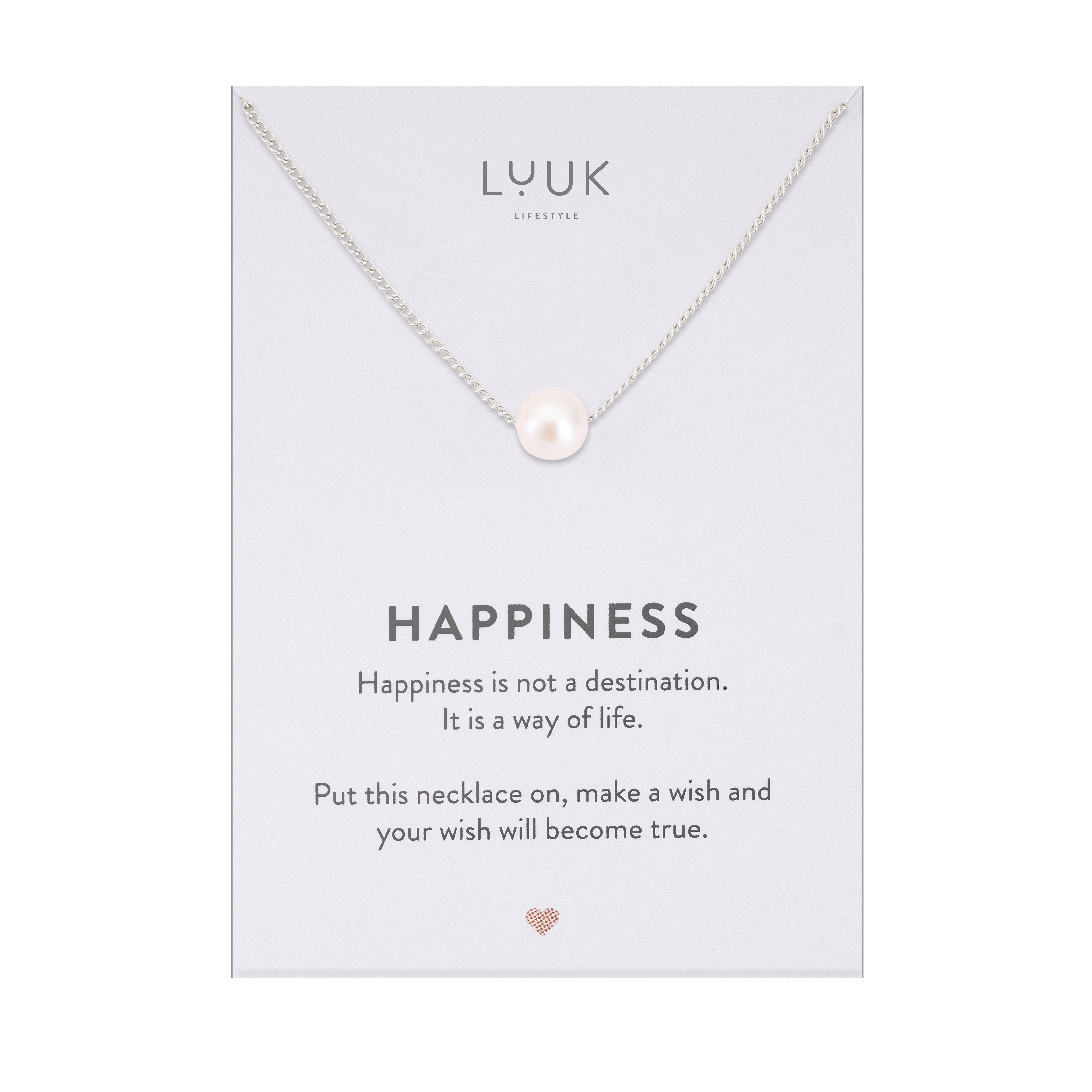 LUUK LIFESTYLE Kette mit Anhänger Perle günstig online kaufen