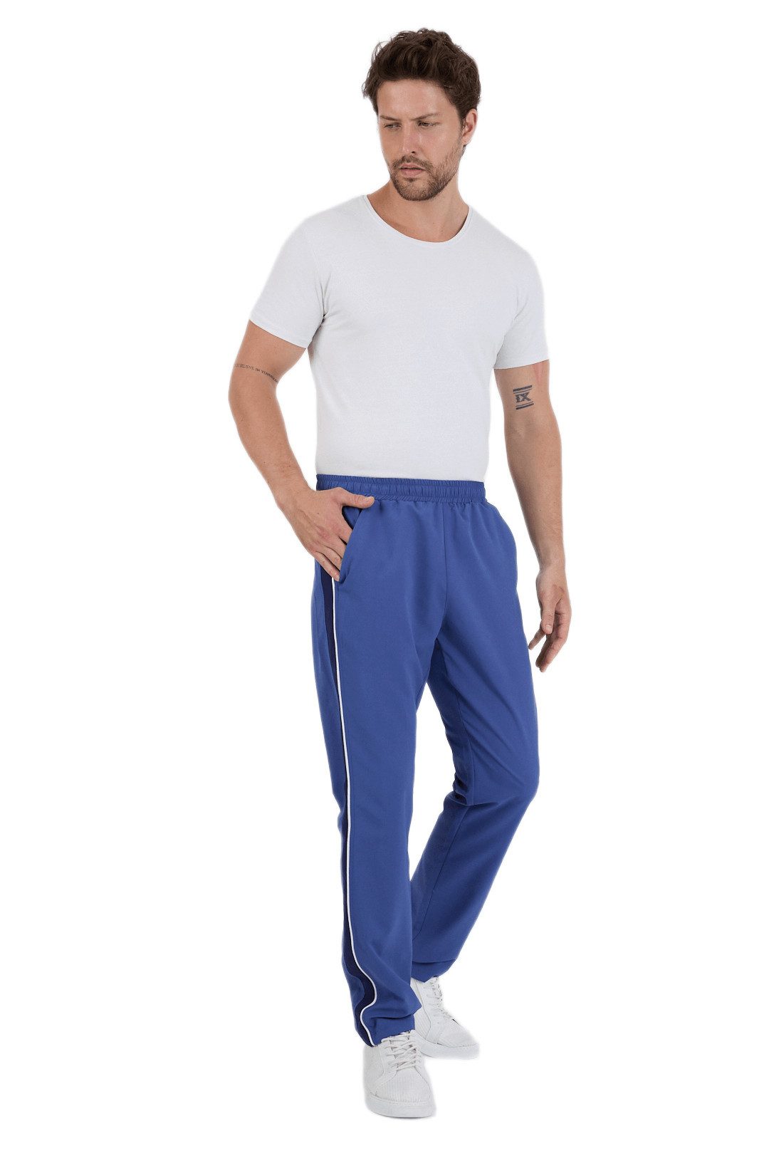 Phistan Trainingsanzug Herren Jogginghose aus Webstoff Bequemer
