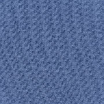 SCHÖNER LEBEN. Stoff Sweatstoff kuschelweich uni blau-lila1,50m Breite, allergikergeeignet