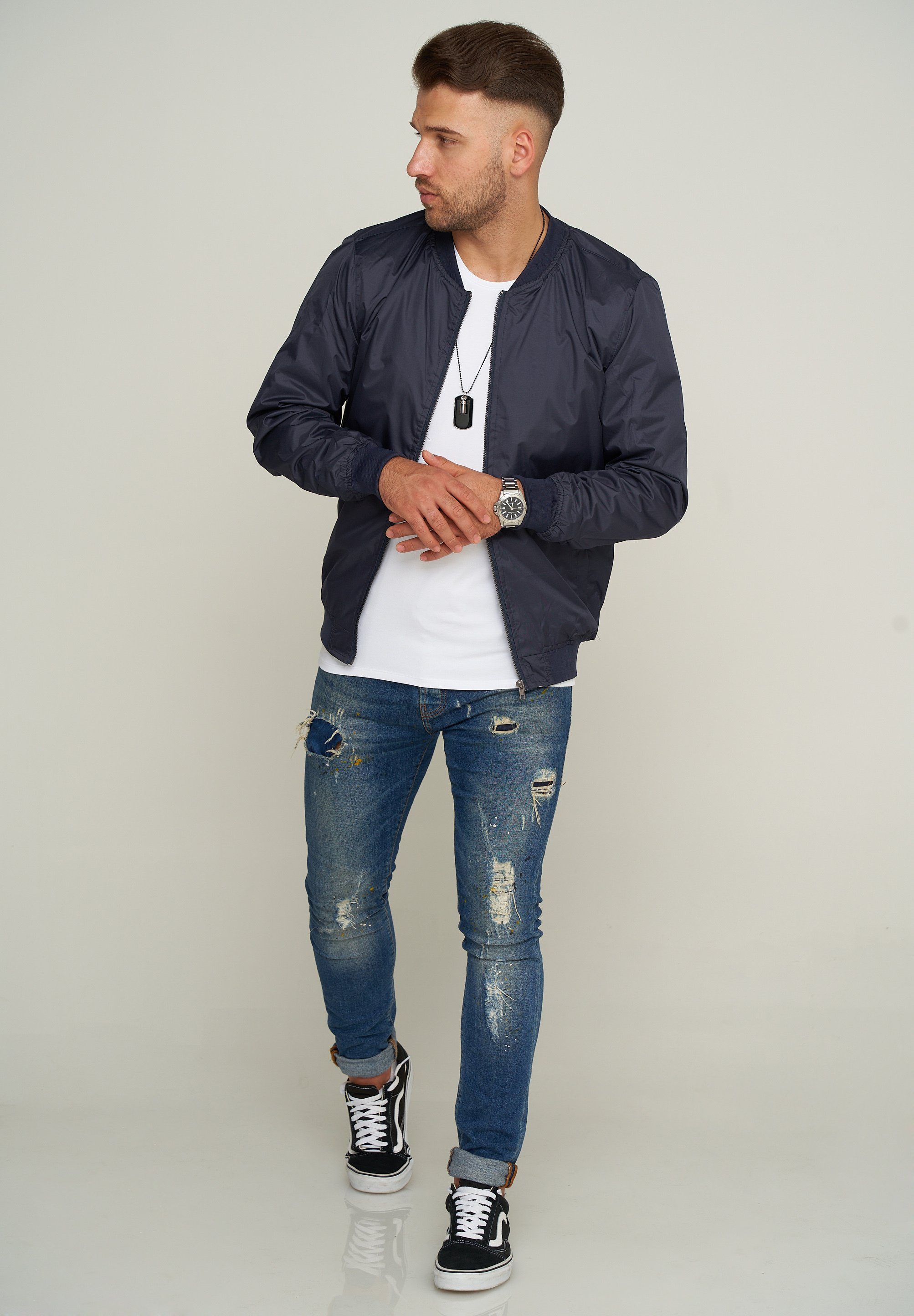 SOULSTAR Navy MJELISTA Blouson Blouson