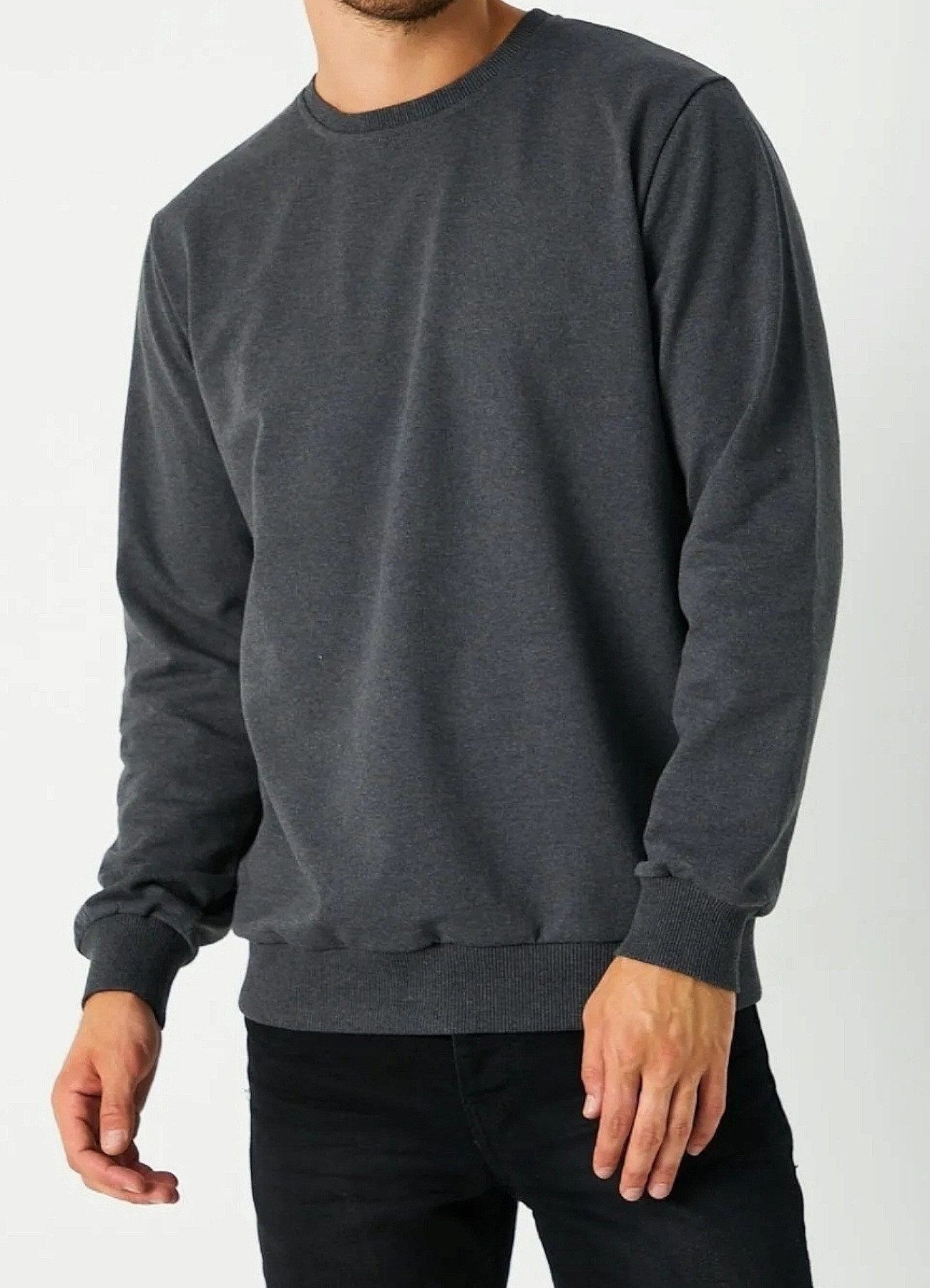 fashionshowcase Sweatshirt Sweatshirt Herren Pullover Rundhals günstig online kaufen