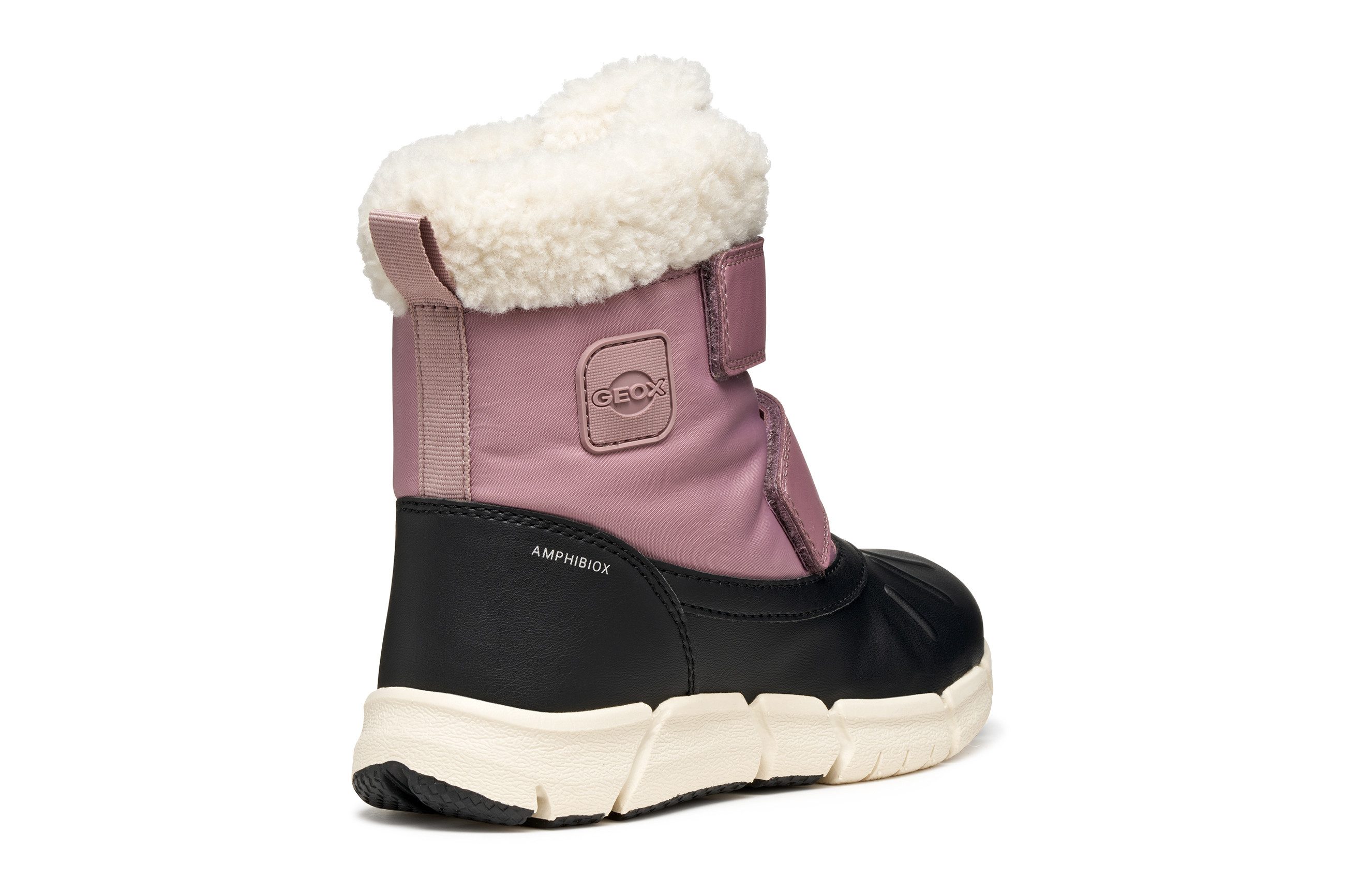 Geox J FLEXYPER GIRL B AB Winterboots Snowboots, Klettstiefel mit Warmfutter, Größenschablone zum Download