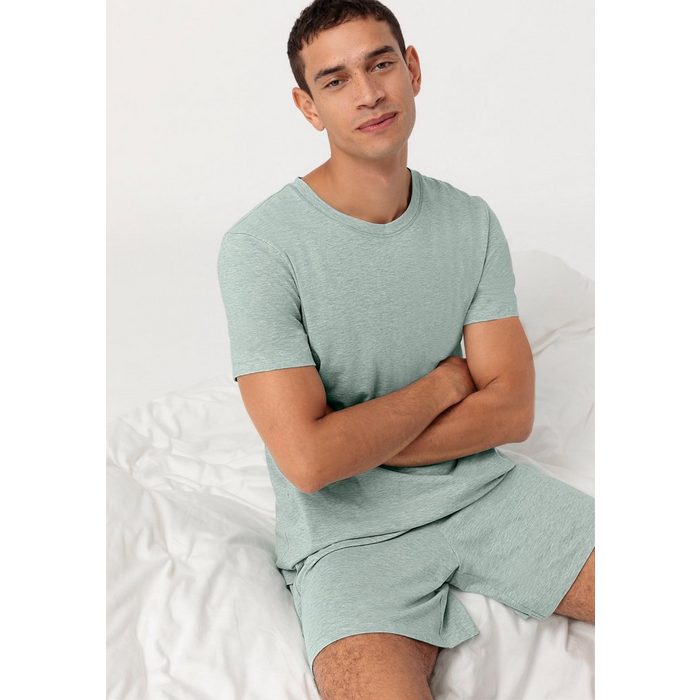Hessnatur Pyjamaoberteil aus reiner Bio-Baumwolle