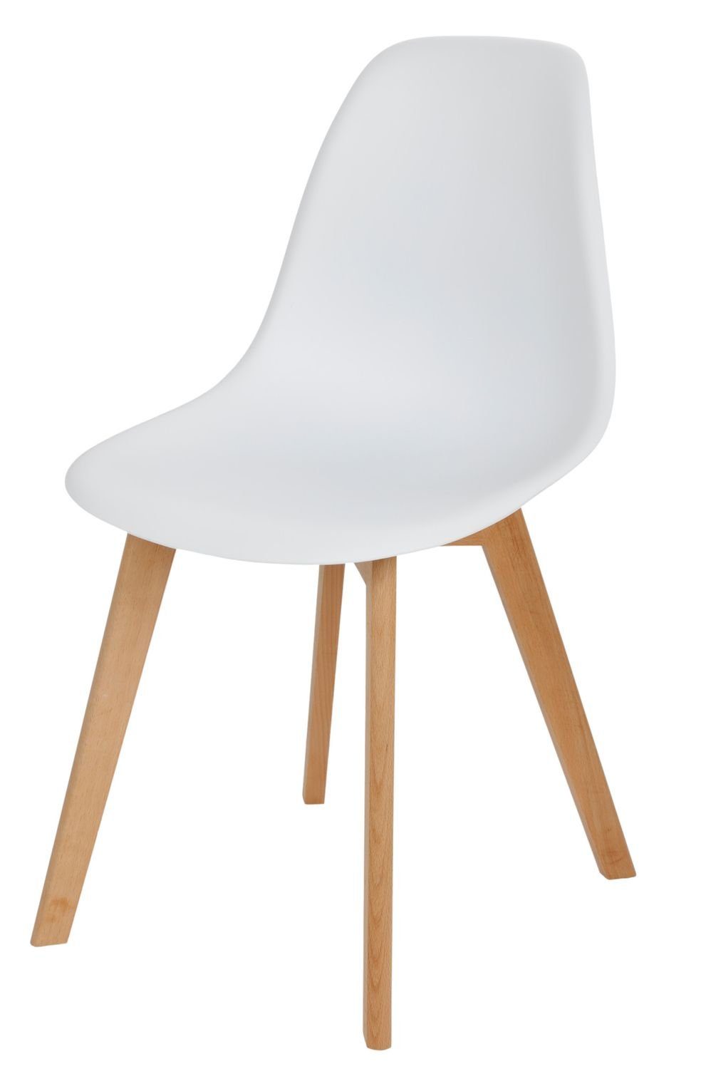 Stuhl Schalenstuhl weiß Esszimmerstuhl Küchenstuhl Bürostuhl Schalensitz
