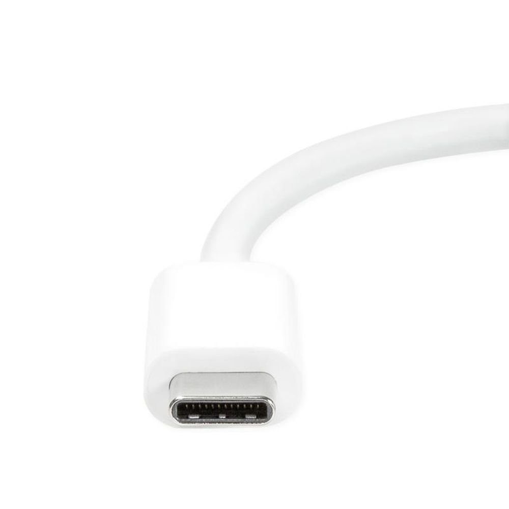LogiLink USB-C Stecker zu Mini DisplayPort Buchse USB-Adapter, 15 cm, Monitorkabel, Mac, Chromebook, Weiß