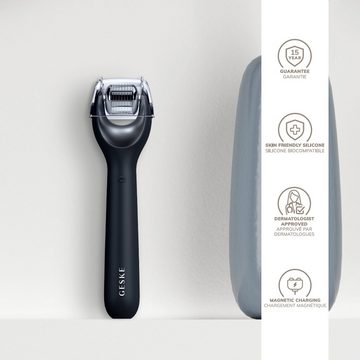 GESKE German Beauty Tech Micro-Needling SmartAppGuided™ MicroNeedle Face Roller 9 in 1, Packung (Gerät & USB-Ladekabel), 2-tlg., Gerät inkl. kostenloser APP (SmartAppGuided Device), Mit der GESKE App erhältst Du deine personalisierte Hautpflegeroutine.