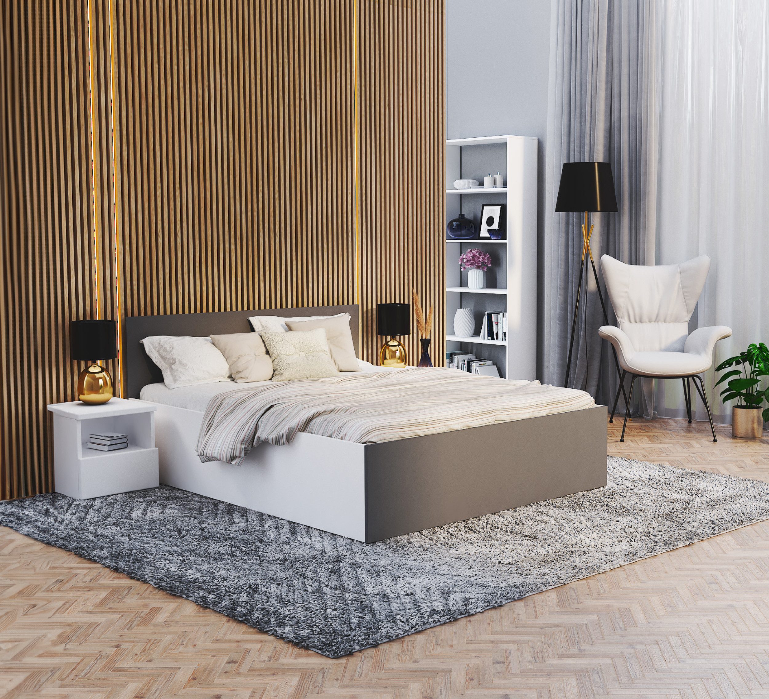 FDM Stauraumbett Bett Stauraumbett PANAMA SP günstig online kaufen