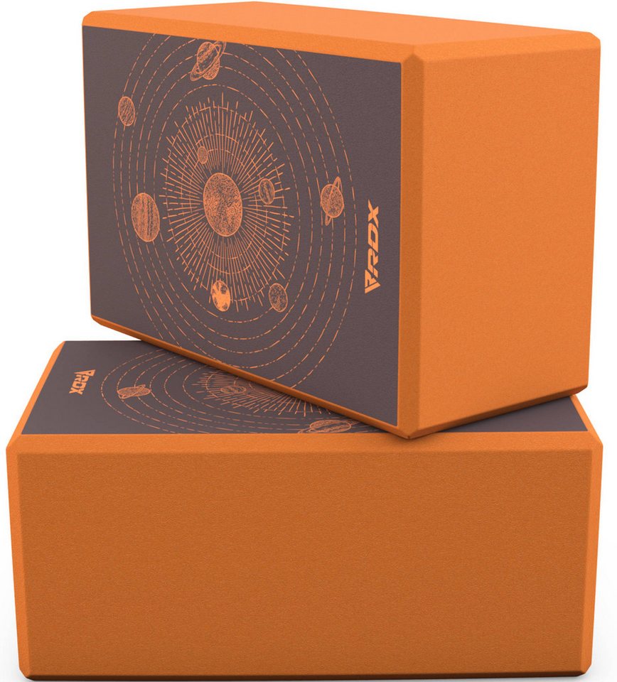 RDX Sports Yogablock RDX Yoga Block, rutschfest, hochdichter EVA-Schaum