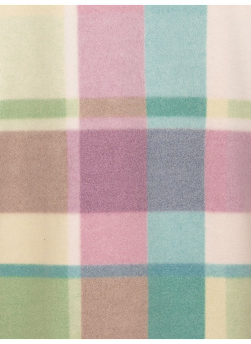 Fleece-Decke mit Fleeceschal TRIGEMA Karo-Muster Trigema