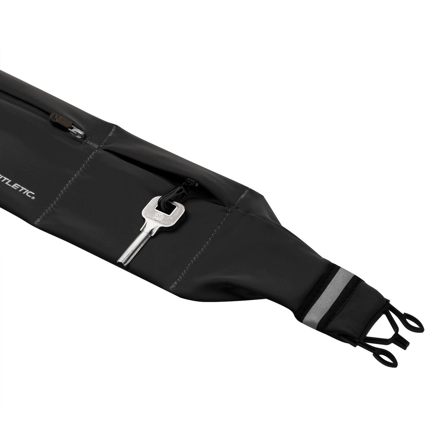 mehr Schwarz für Smartphone Laufausrüstung Taschen Laufgürtel „360“ mit Fitletic Laufgürtel 3 und dein Premium