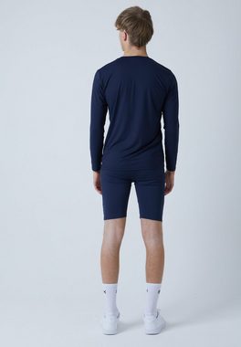 SPORTKIND Funktionsshirt Tennis Rundhals Longsleeve Shirt Jungen & Herren navy blau