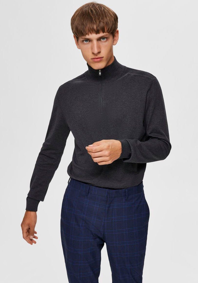 Selected Troyer SLHBERG HALF ZIP CARDIGAN NOOS günstig online kaufen