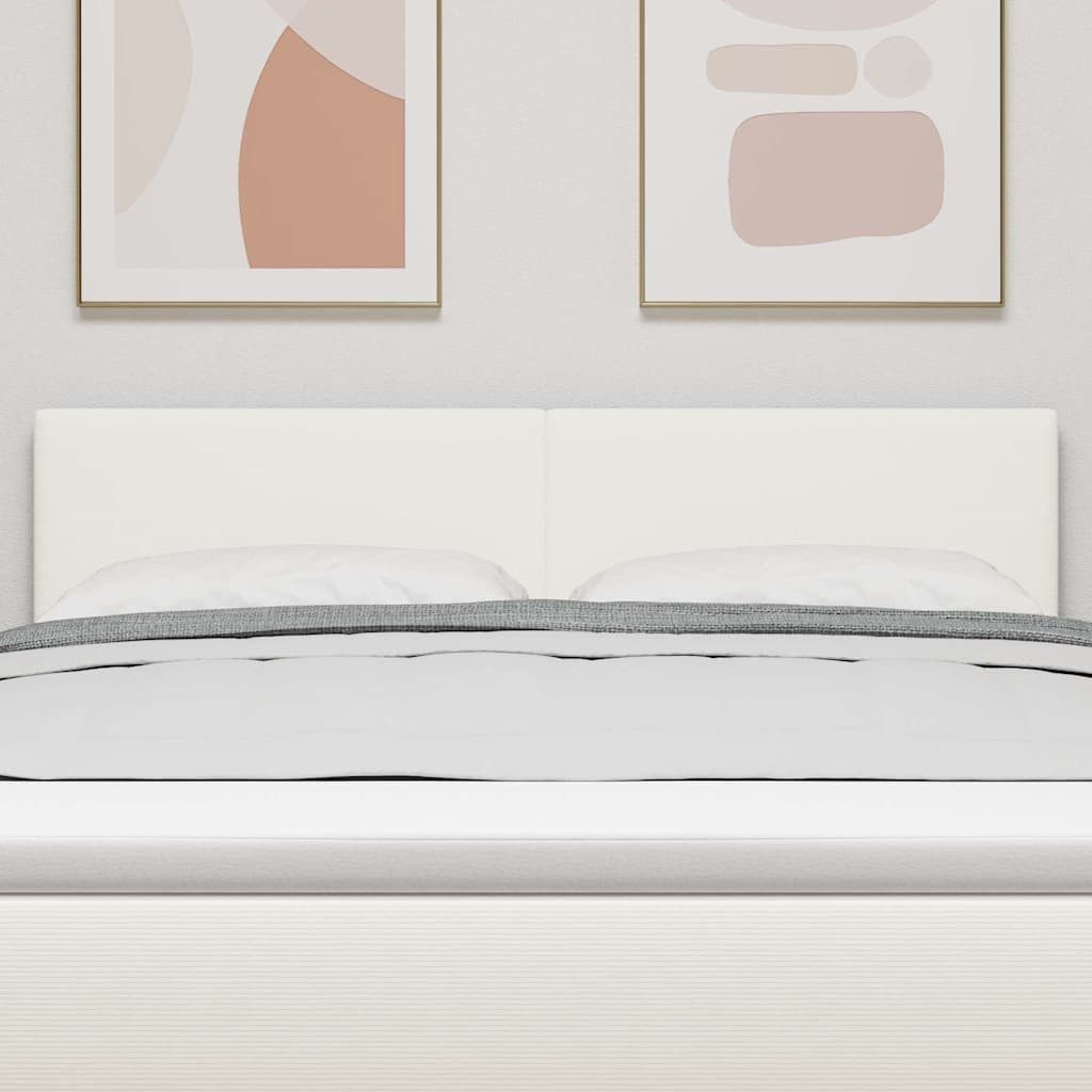 vidaXL Bett Kopfteil Creme 160 cm Cordstoff (1-tlg)
