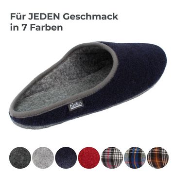 filsko Hausschuhe Filzpantoffeln Herren Damen Kinder Filzsohle nur 85g leicht Hausschuh warme Hausschuhe, mit Filzsohle