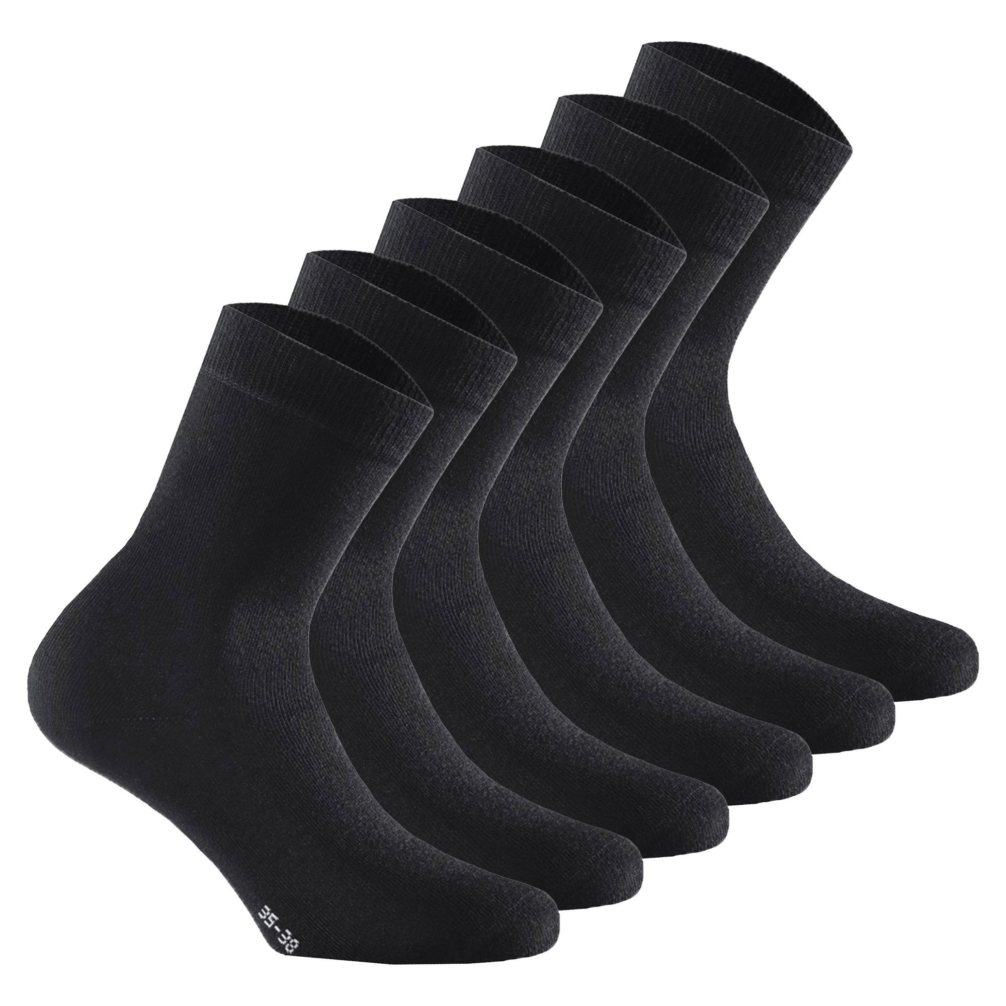 Kurzsocken Unisex Socken 6er Pack Viskose Basic Soft Touch