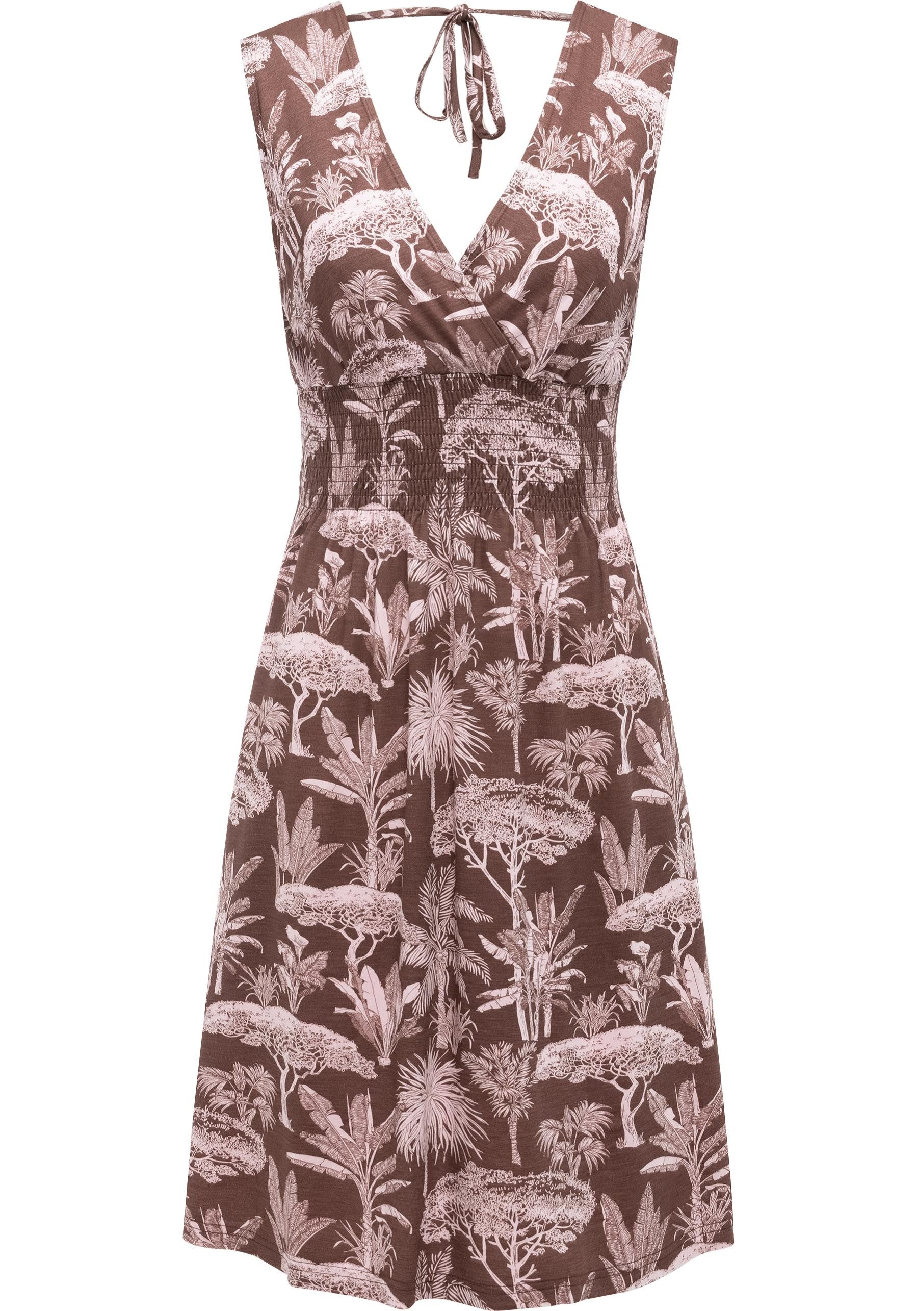 Ragwear Sommerkleid Aini Print Leichtes gemustertes Damen Kleid