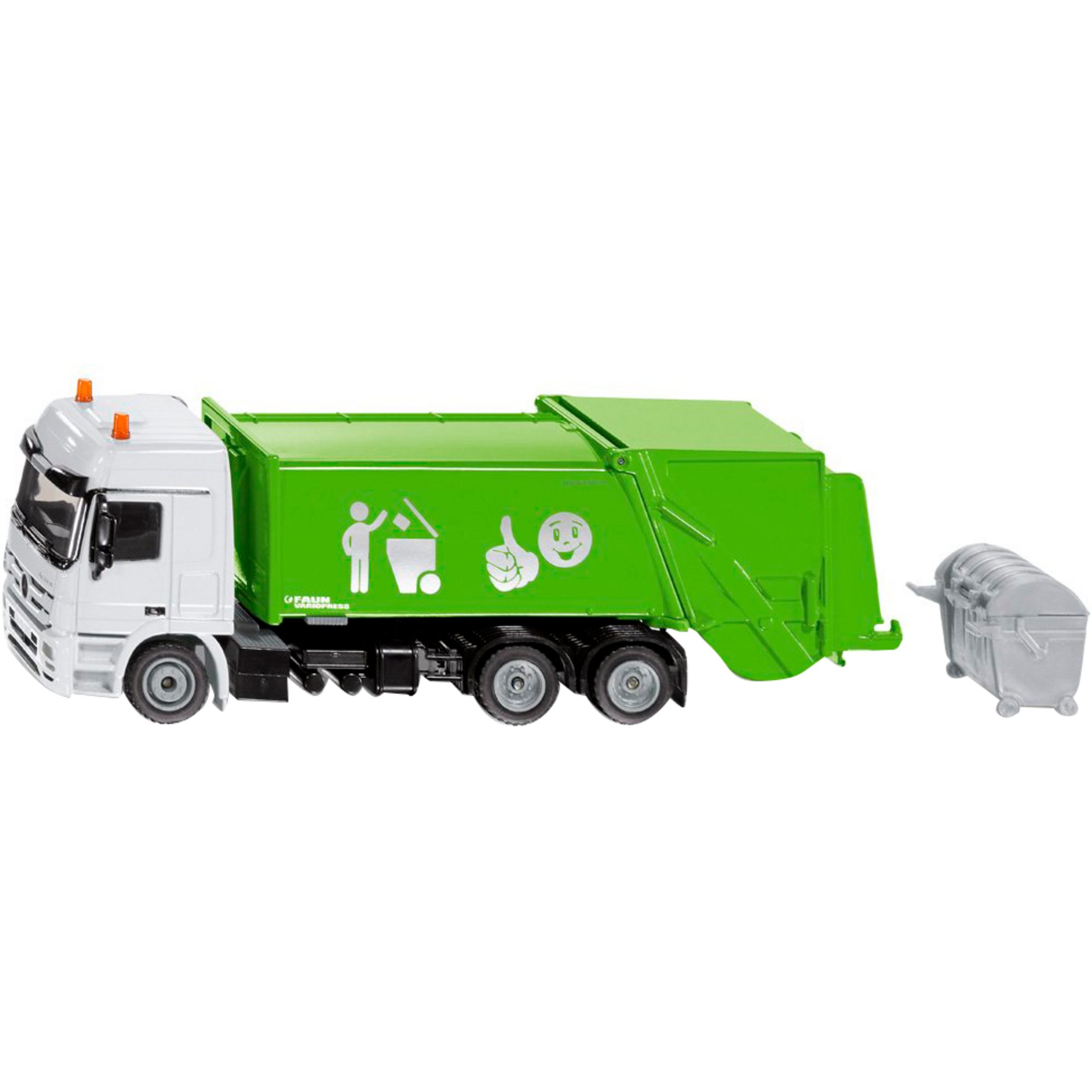 Siku Spielzeug-Baumaschine SIKU SUPER Müllwagen, Modellfahrzeug