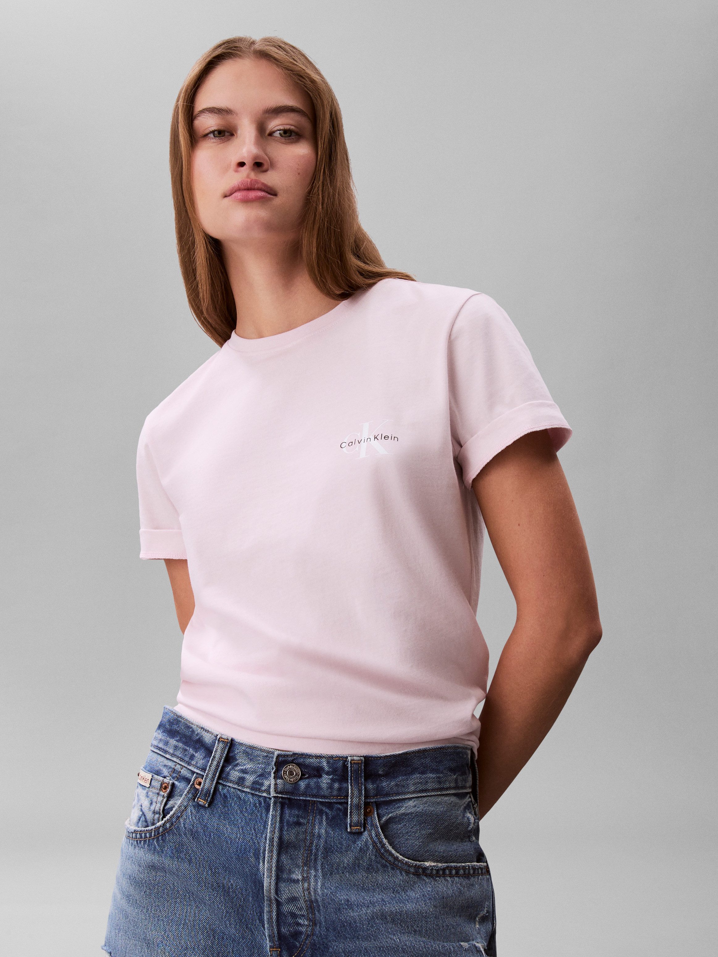 Calvin Klein Jeans T-Shirt MONOLOGO CN 2 PACK TEE (Packung, 2-tlg., 2er-Pac günstig online kaufen