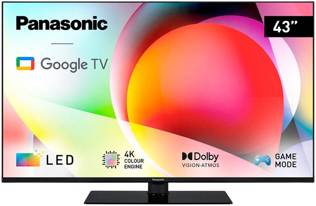Panasonic TN-43W70AEZ LED-Fernseher (108 cm/43 Zoll, 4K Ultra HD, Google TV, Smart-TV)