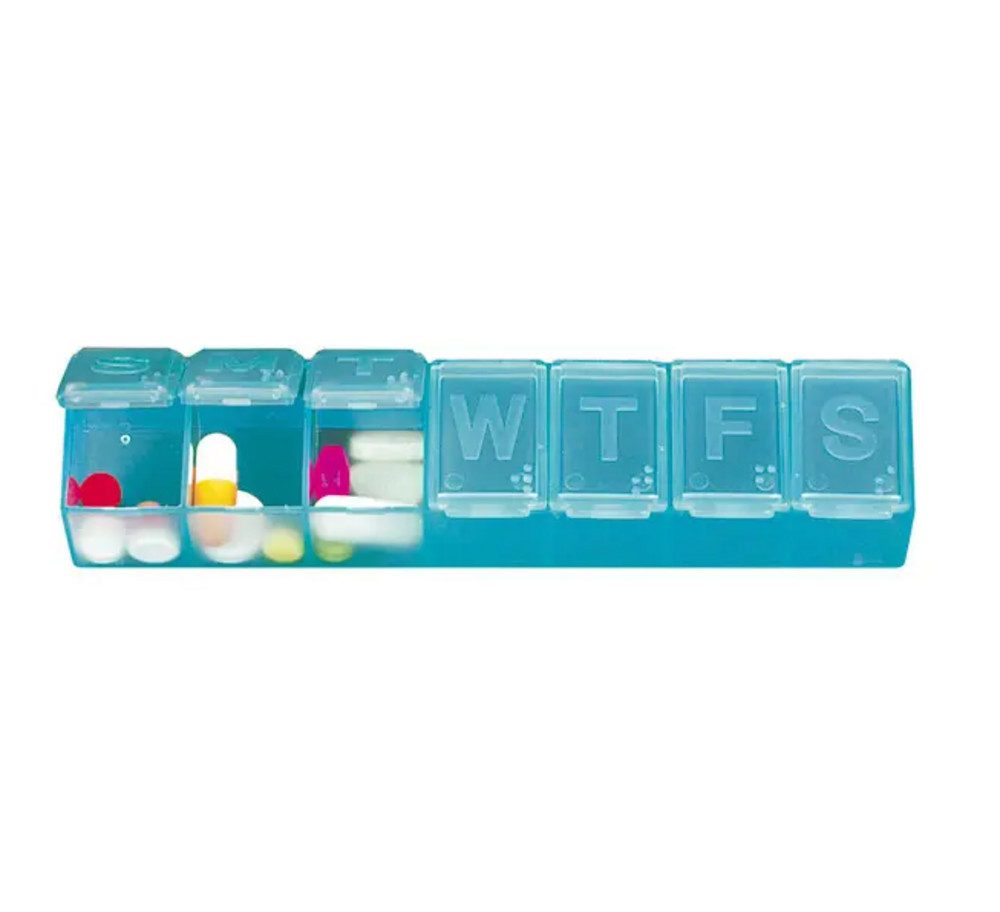 Pillendose DocMed Medikamenten Wochendispenser klein