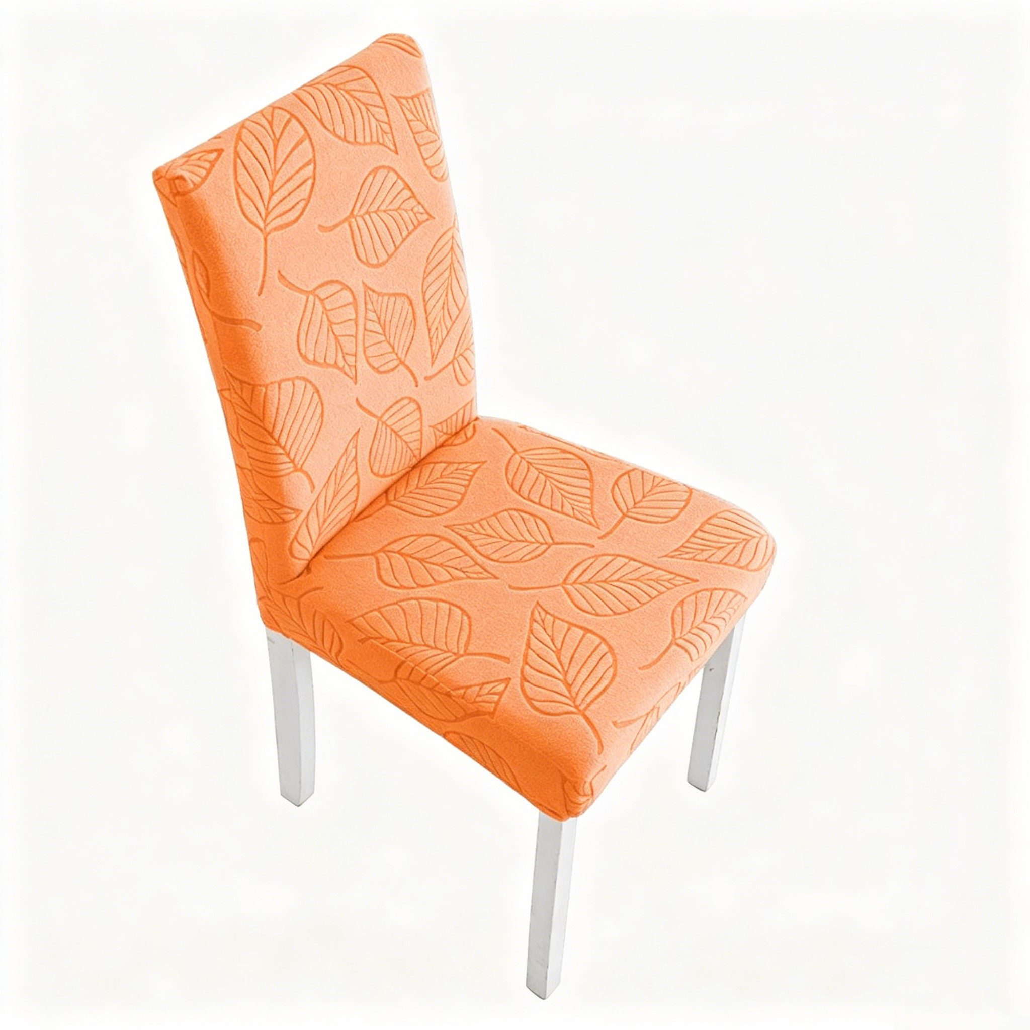 Zyronn Stuhlhusse Stretch Stuhlbezug mit Gummiband Abnehmbar, waschbar, Blumenmuster,Einheitsgröße,geeignet für Restaurants, Hotels und Küchen