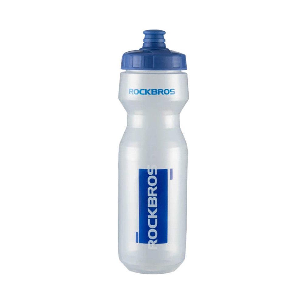 ROCKBROS Trinkflasche Fahrradflasche Sportflasche Trainingsflasche, 750 ml, auslaufsicher, Silikonventil