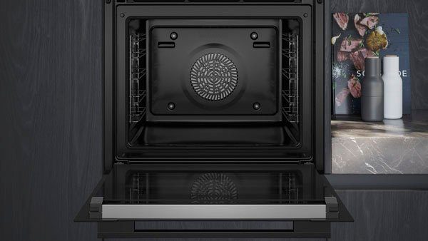 SIEMENS Pyrolyse Backofen iQ700 HB778G3B1, mit Teleskopauszug nachrüstbar, Pyrolyse-Selbstreinigung, cookControl Pro Funktion für automatische Gerichtzubereitungen