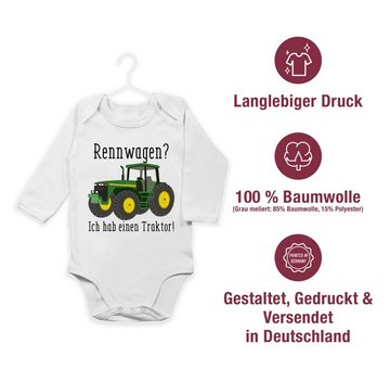 Shirtracer Shirtbody Rennwagen Ich habe einen Traktor - Geschenk Landwirt Trecker Bauer Ges Traktor