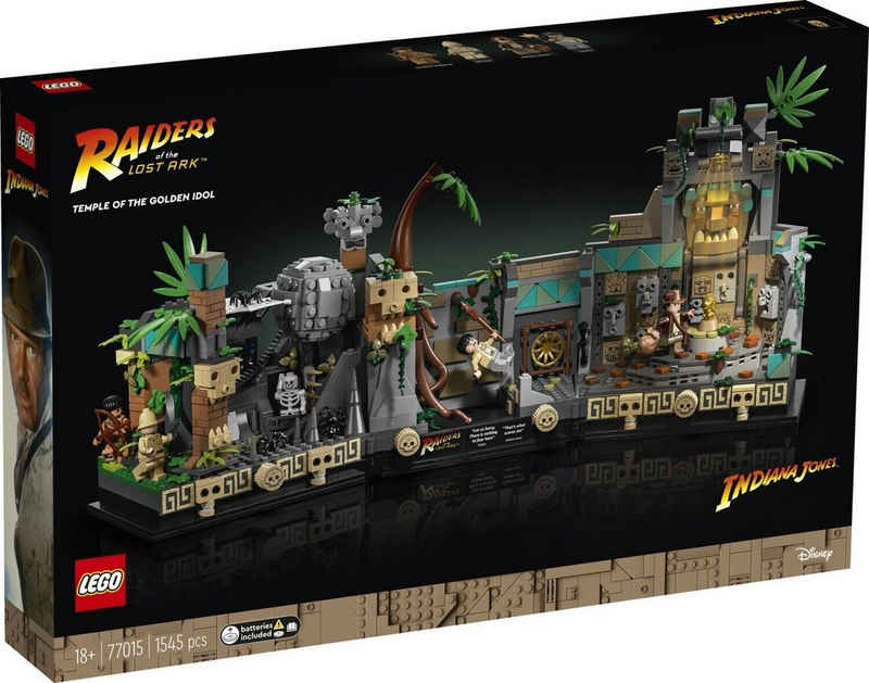 LEGO® Spielbausteine Indiana Jones 77015 - Tempel des goldenen Götzen, (1545 St)