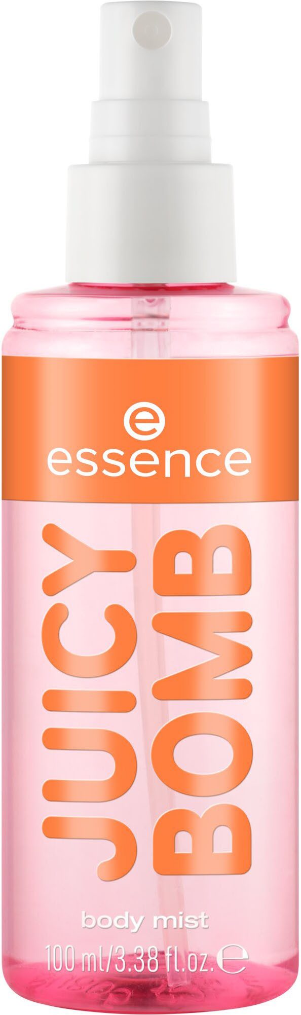 Essence Körperspray JUICY BOMB PARTY body mist 02, 4-tlg., Reisefreundliches Flakon, hält den ganzen Tag, riecht sommerlich-süß.