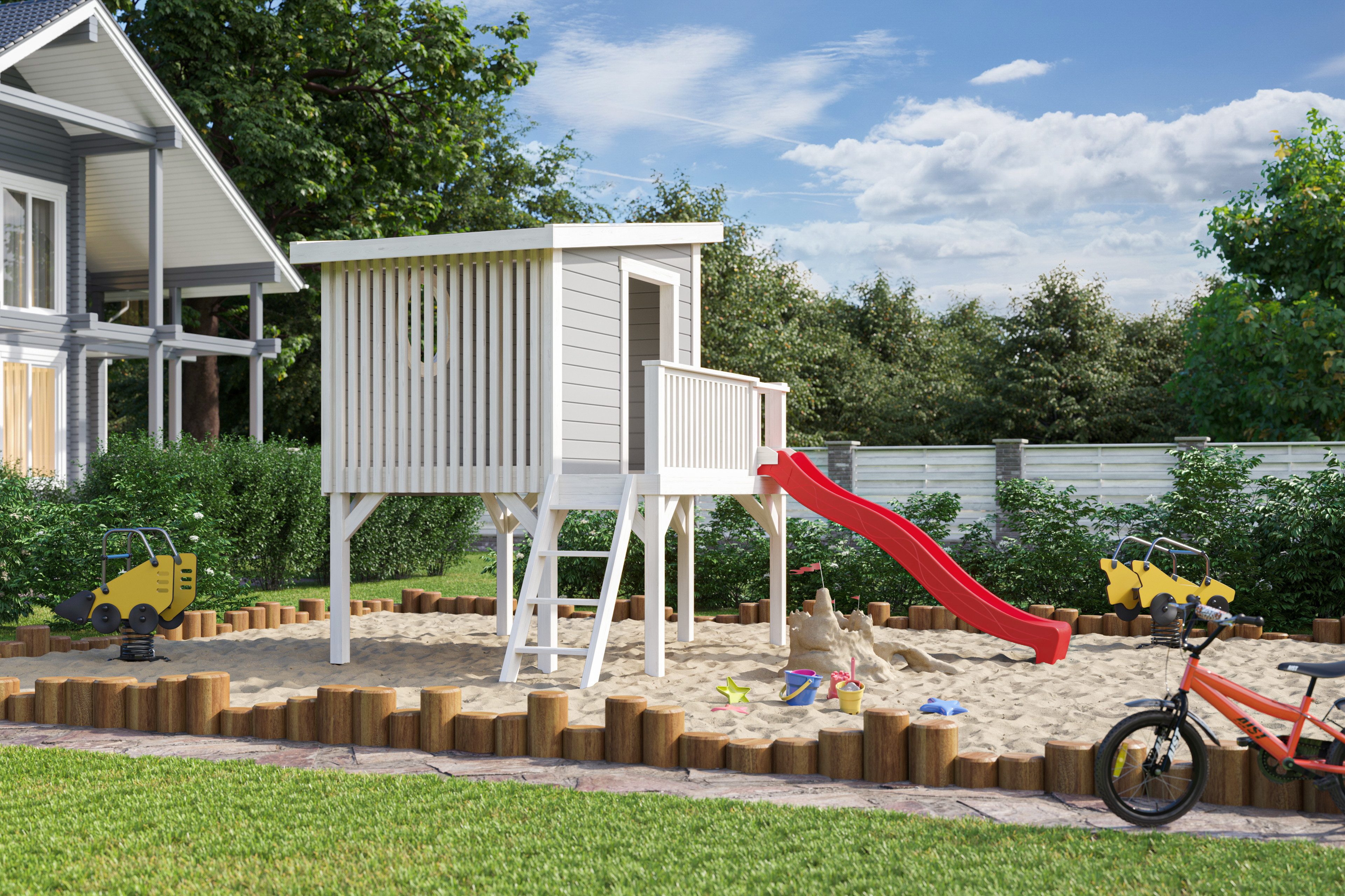 Nordic Holz Spielhaus TIVOLI 1, BxTxH: 230x270x194 cm