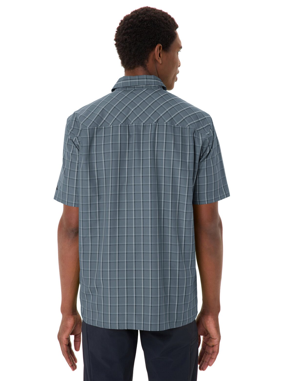 VAUDE Kurzarmhemd MEN'S ALBSTEIG SHIRT III Kurzarm, aus Lyocell und Polyester, mit Knopfleiste