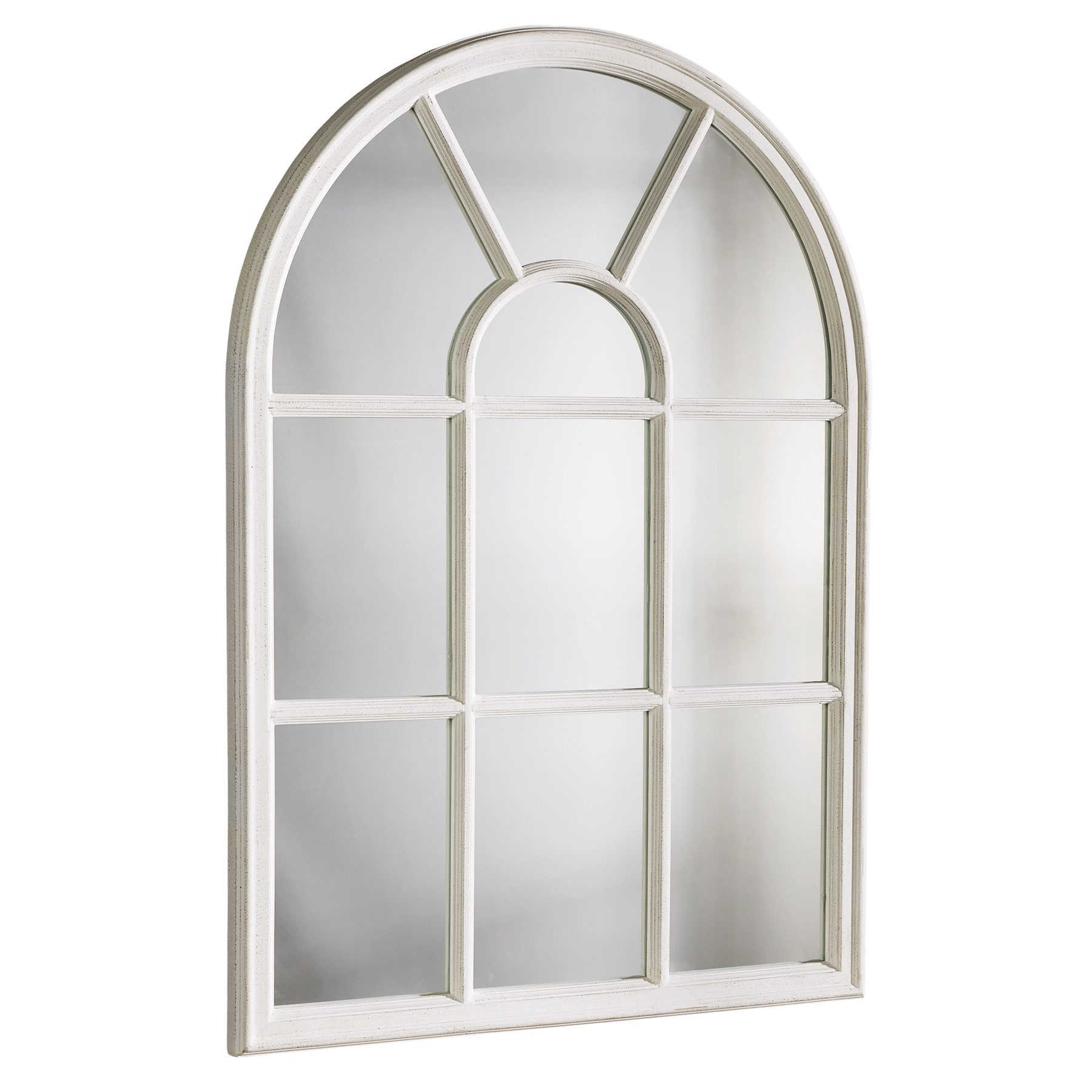 riess-ambiente Wandspiegel CASTILLO 100cm weiß (Einzelartikel, günstig online kaufen