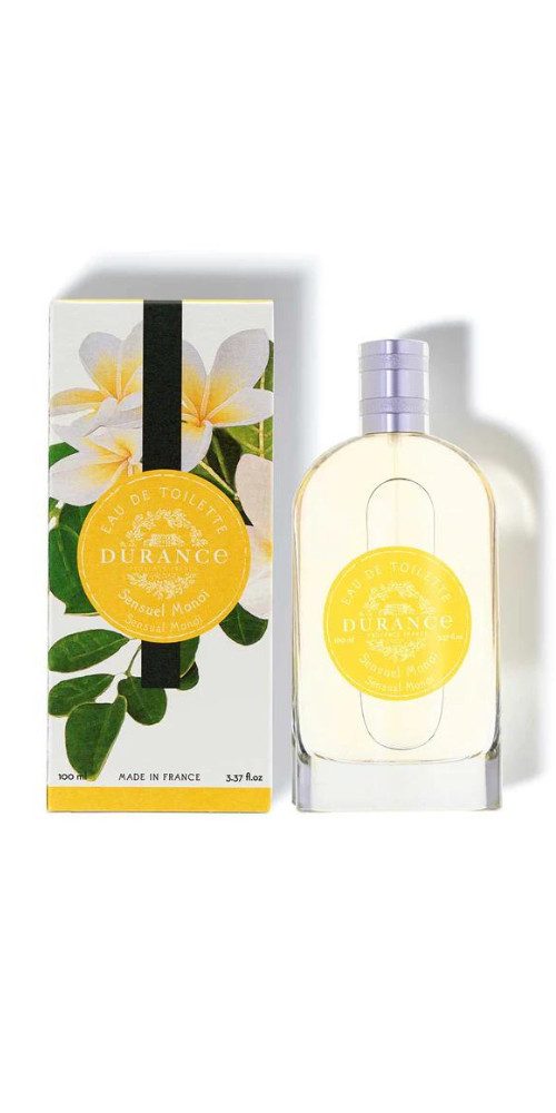 Durance Eau de Toilette Sinnliches Monoi 100 ml, Ein sinnlich, Exotischer Vanille Duft