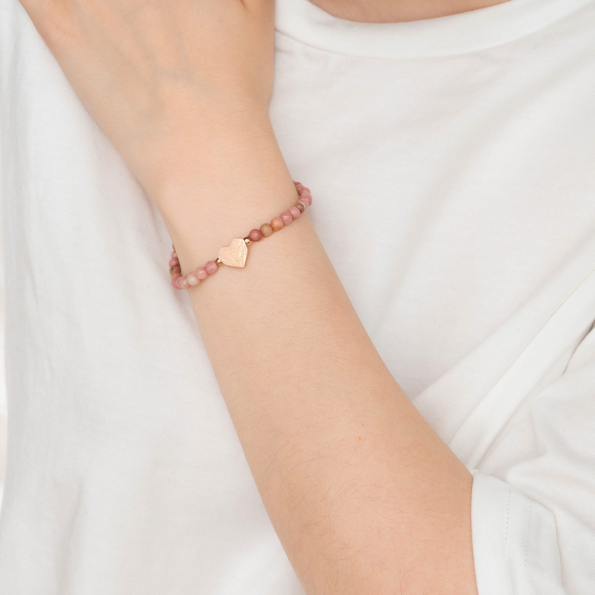 Liebeskind Berlin Armband Broken Heart Beads Edelstahl