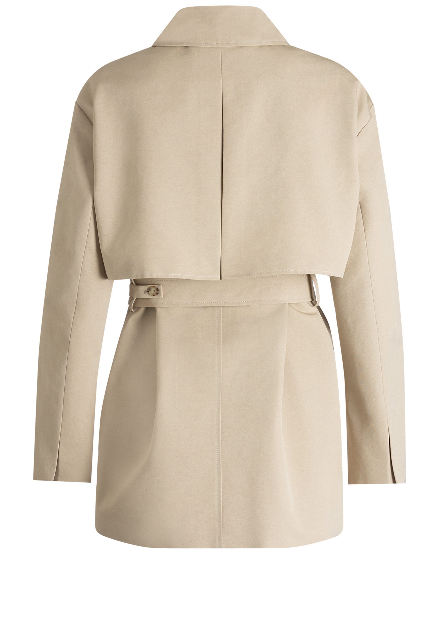 BOSS Trenchcoat Cromas mit Gürtel (1-tlg)